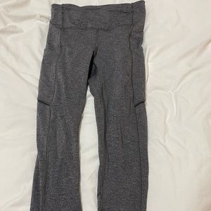 grey Lululemon speed up tights